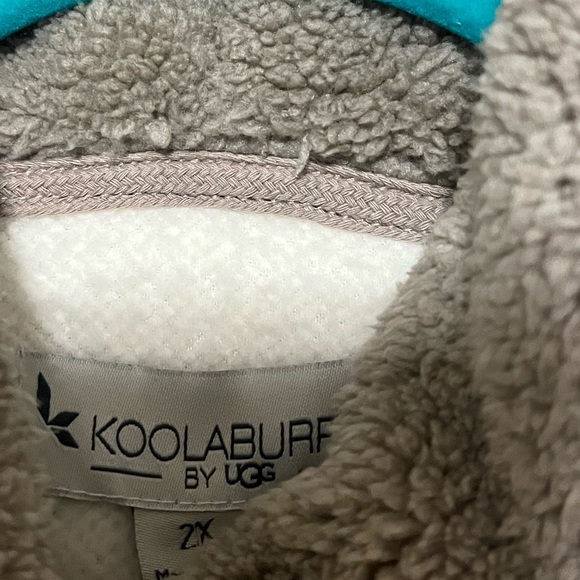 Koolaburra By UGG Fleece Sherpa Plush Cardigan Size 2X - Picture 10 of 10